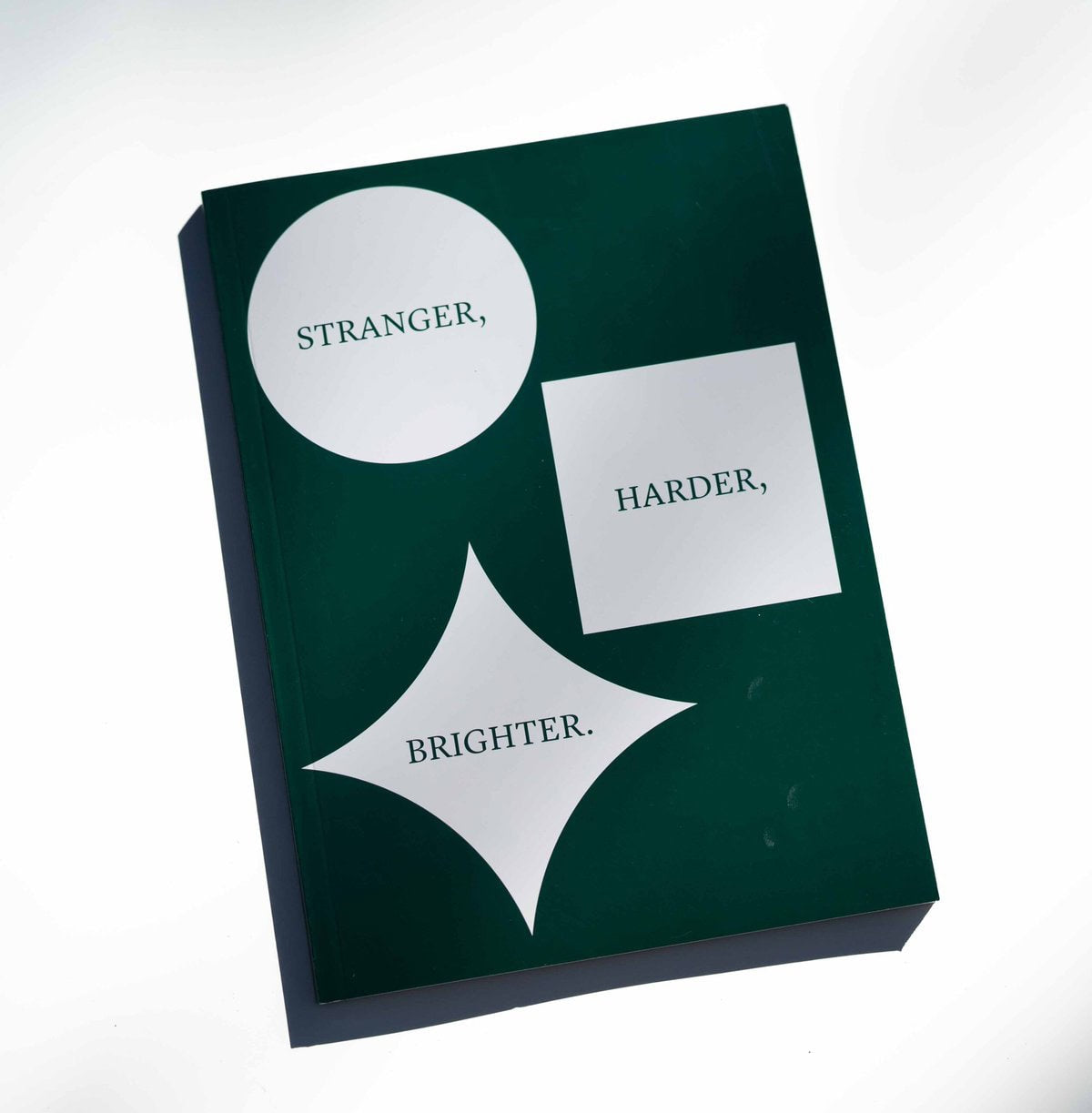 Stronger Harder Brighter, Burnaway reader, green