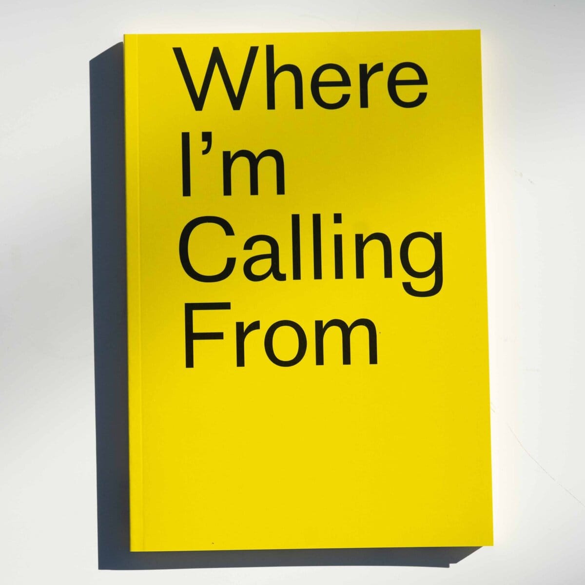 Where I'm Calling From, Burnaway Reader, Yellow