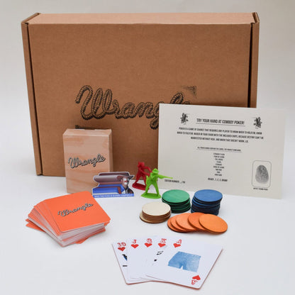 Wrangle Cowboy Poker Set by Shawn Campbell