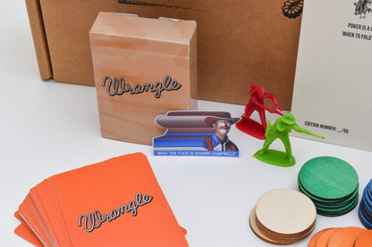 Wrangle Cowboy Poker Set by Shawn Campbell