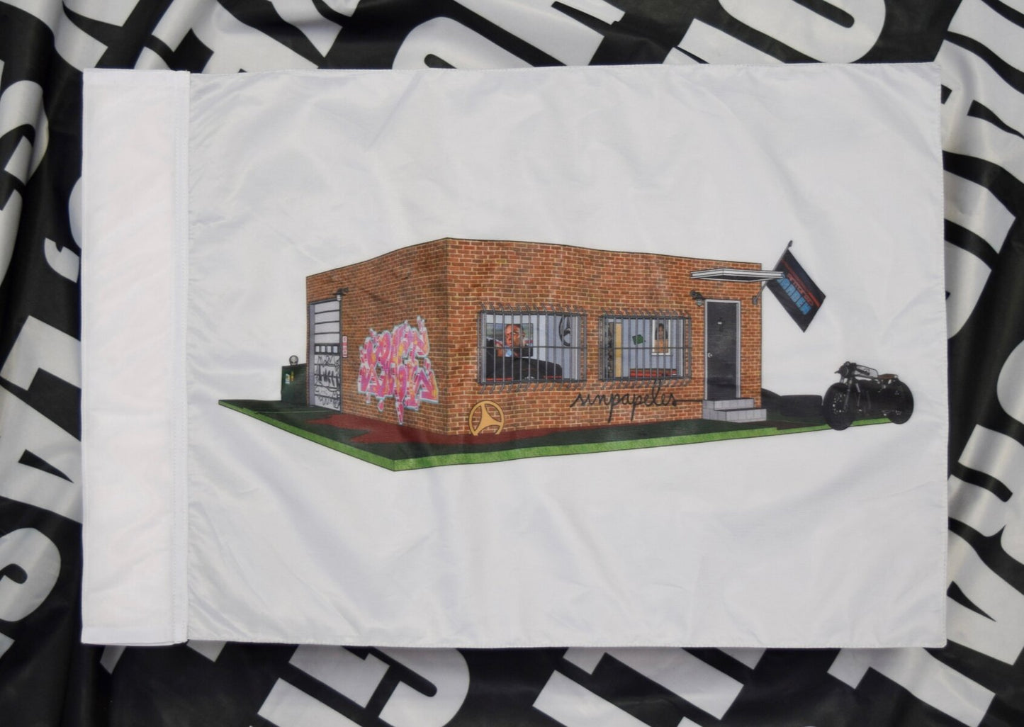'Untitled (Studio View)' - Flag by Antonio Darden